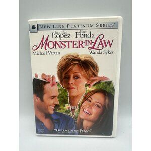 Monster In Law DVD 2005 Jennifer Lopez Jane Fonda Comedy New Line Platinum